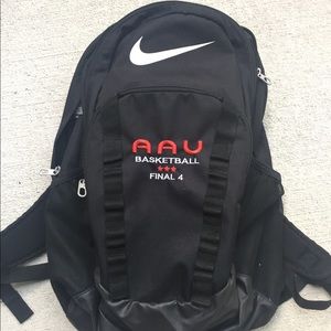 Nike backpack with the AAU logo